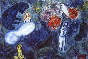 Marc Chagall's paintings are dreams frozen in time.